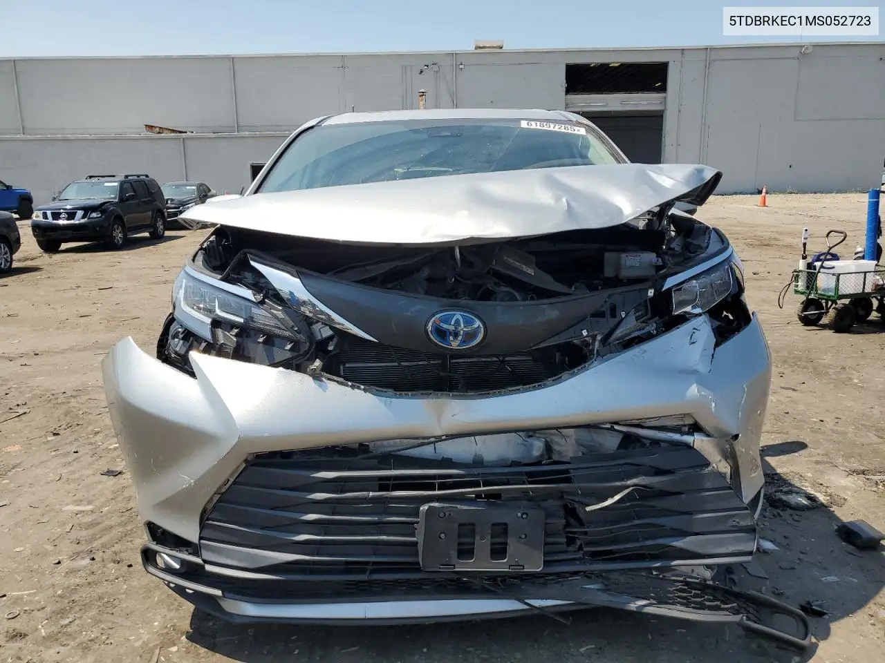 2021 Toyota Sienna Le VIN: 5TDBRKEC1MS052723 Lot: 61897285