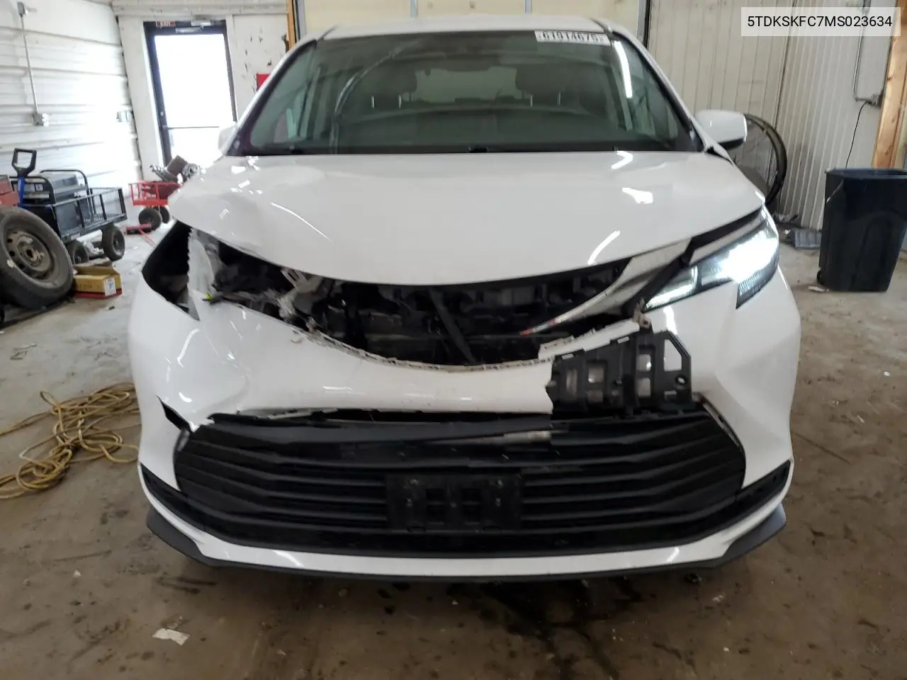 2021 Toyota Sienna Le VIN: 5TDKSKFC7MS023634 Lot: 61914675