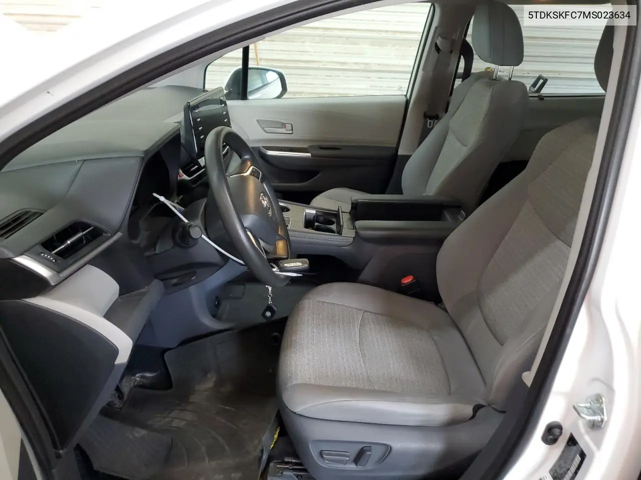 2021 Toyota Sienna Le VIN: 5TDKSKFC7MS023634 Lot: 61914675