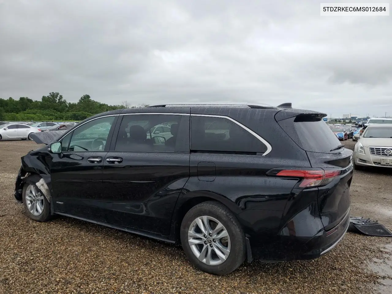 2021 Toyota Sienna Limited VIN: 5TDZRKEC6MS012684 Lot: 61996195
