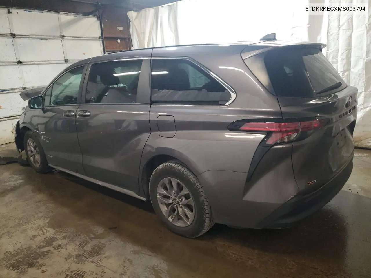 2021 Toyota Sienna Le VIN: 5TDKRKECXMS003794 Lot: 62223855