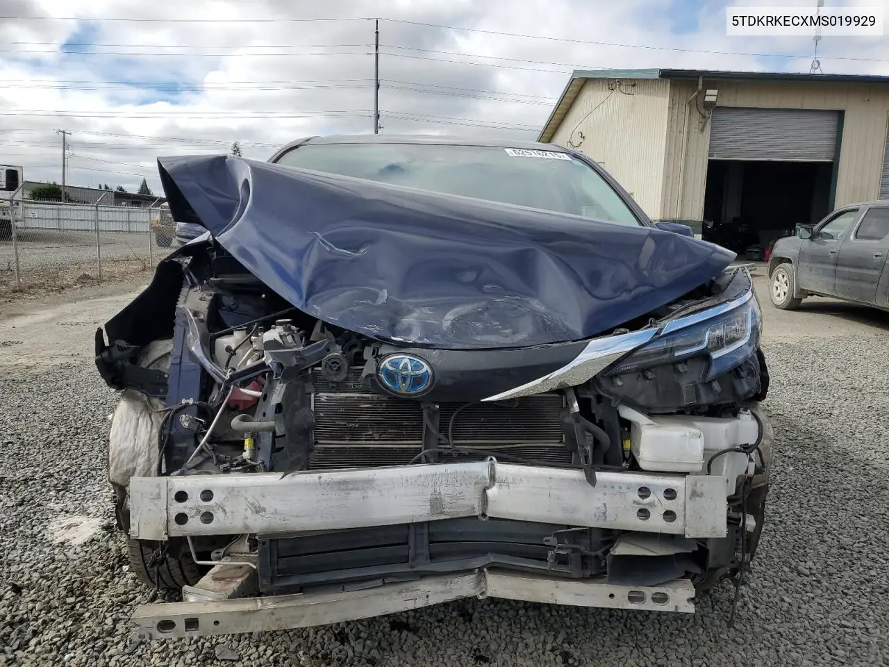 2021 Toyota Sienna Le VIN: 5TDKRKECXMS019929 Lot: 62516215