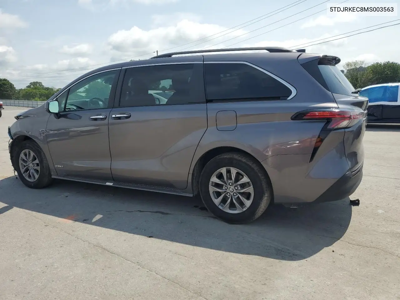 2021 Toyota Sienna Xle VIN: 5TDJRKEC8MS003563 Lot: 63017095