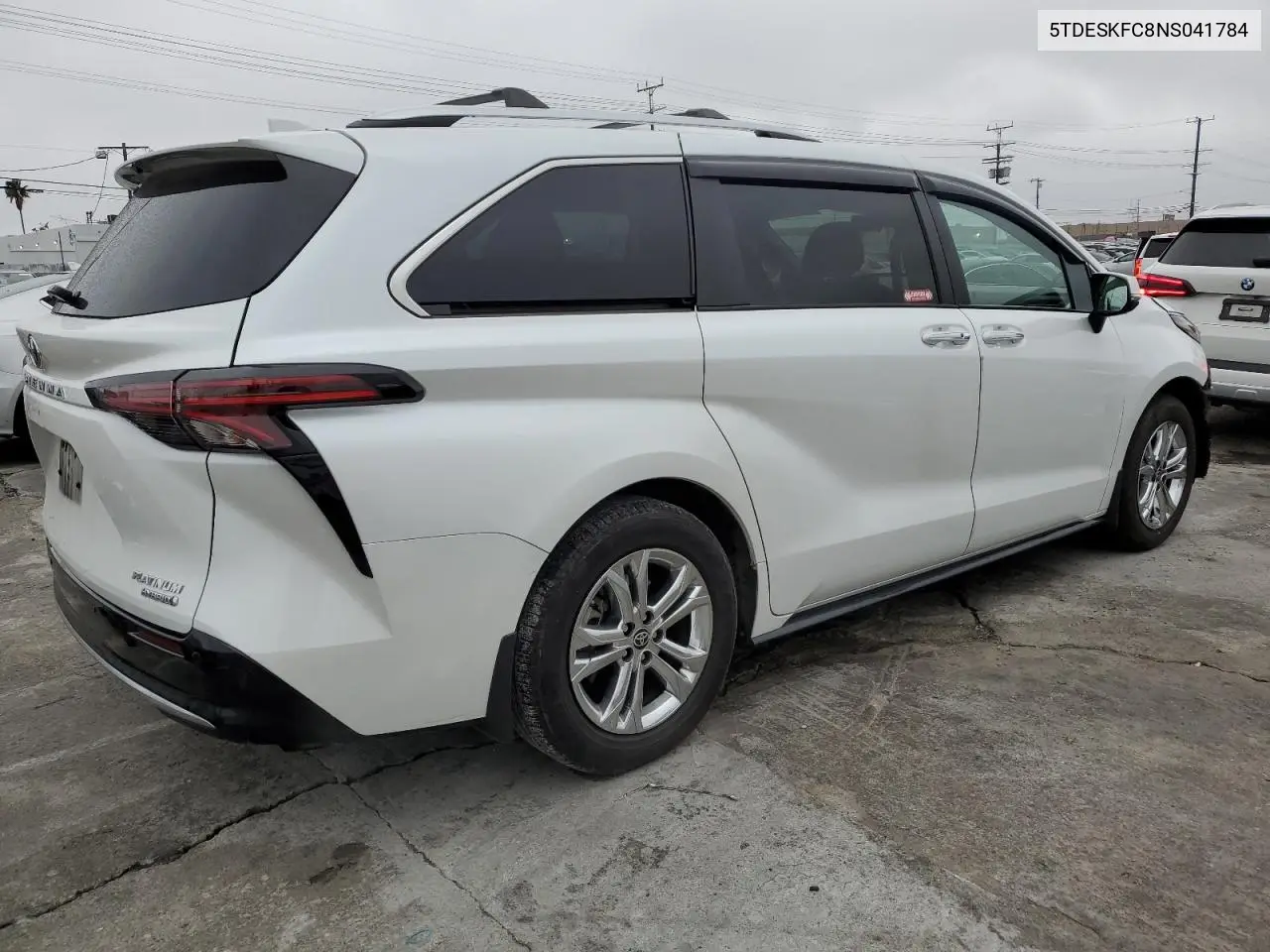 2022 Toyota Sienna Limited VIN: 5TDESKFC8NS041784 Lot: 43968765