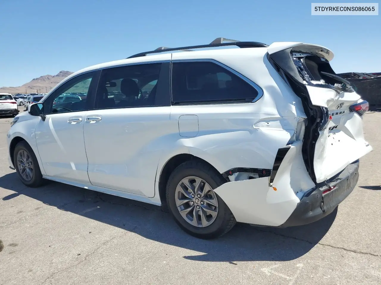 2022 Toyota Sienna Xle VIN: 5TDYRKEC0NS086065 Lot: 55973215