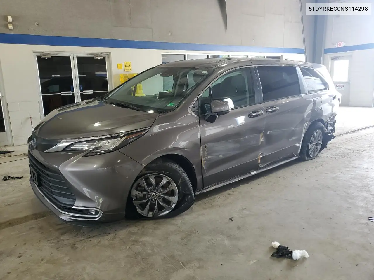 2022 Toyota Sienna Xle VIN: 5TDYRKEC0NS114298 Lot: 60986215