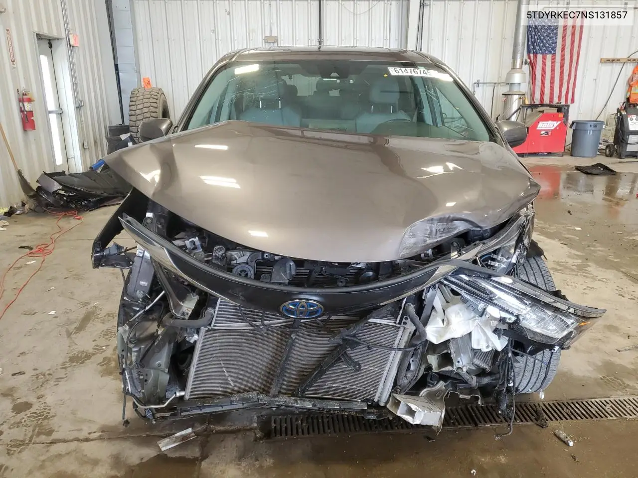 2022 Toyota Sienna Xle VIN: 5TDYRKEC7NS131857 Lot: 61476745