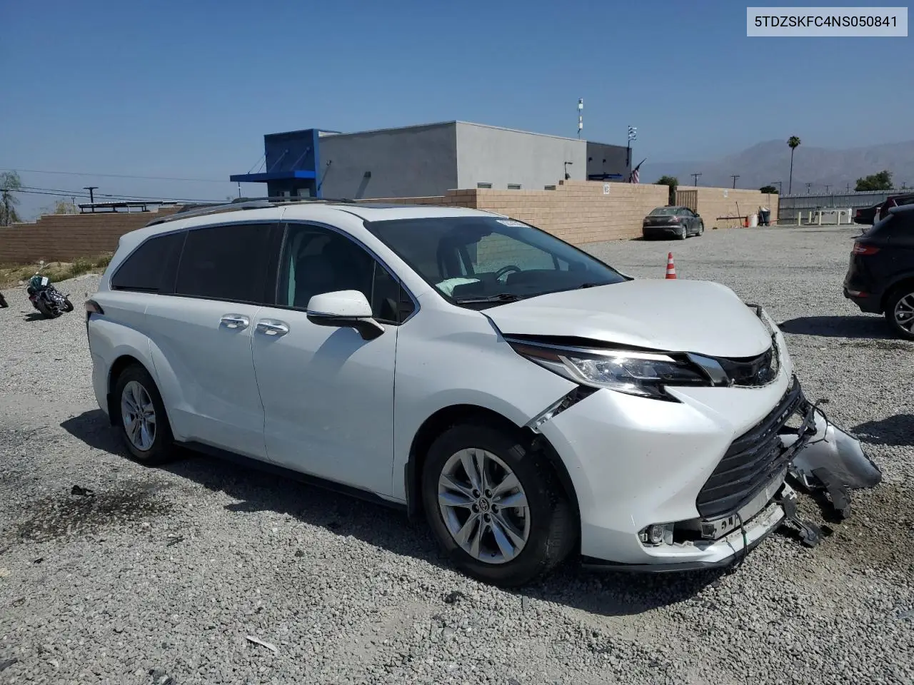 2022 Toyota Sienna Limited VIN: 5TDZSKFC4NS050841 Lot: 62030535