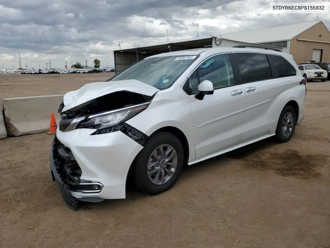 2023 Toyota Sienna Xle VIN: 5TDYRKEC8PS155832 Lot: 56862965