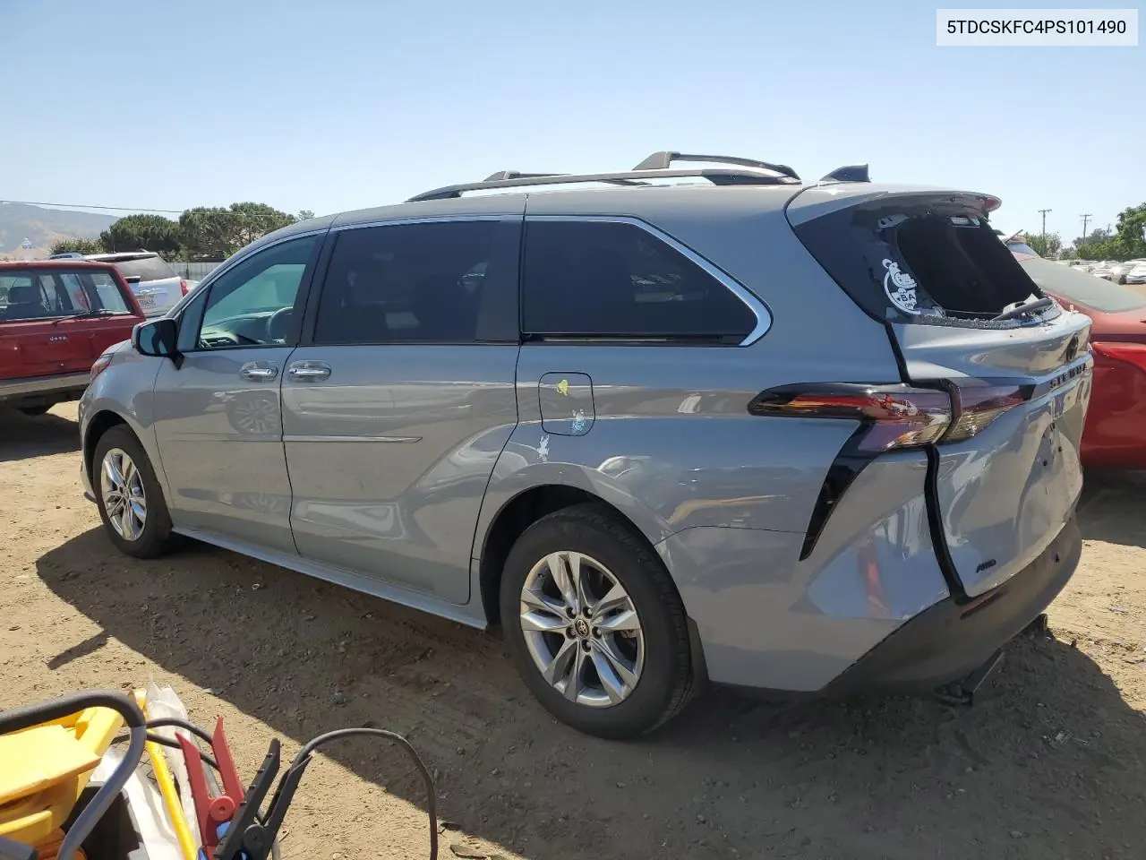 2023 Toyota Sienna Xse VIN: 5TDCSKFC4PS101490 Lot: 56900005