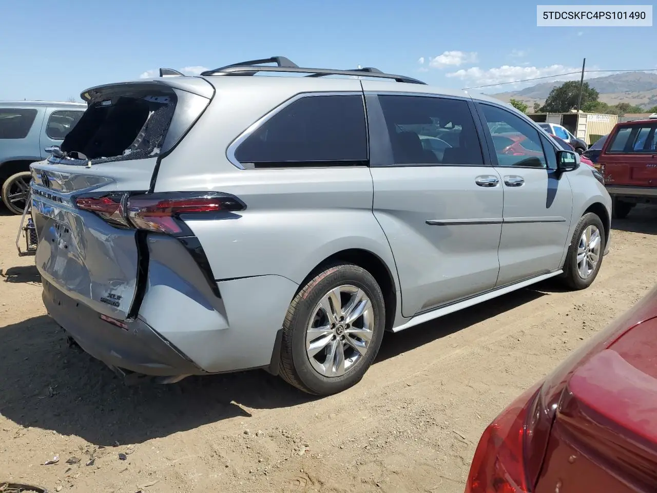 2023 Toyota Sienna Xse VIN: 5TDCSKFC4PS101490 Lot: 56900005