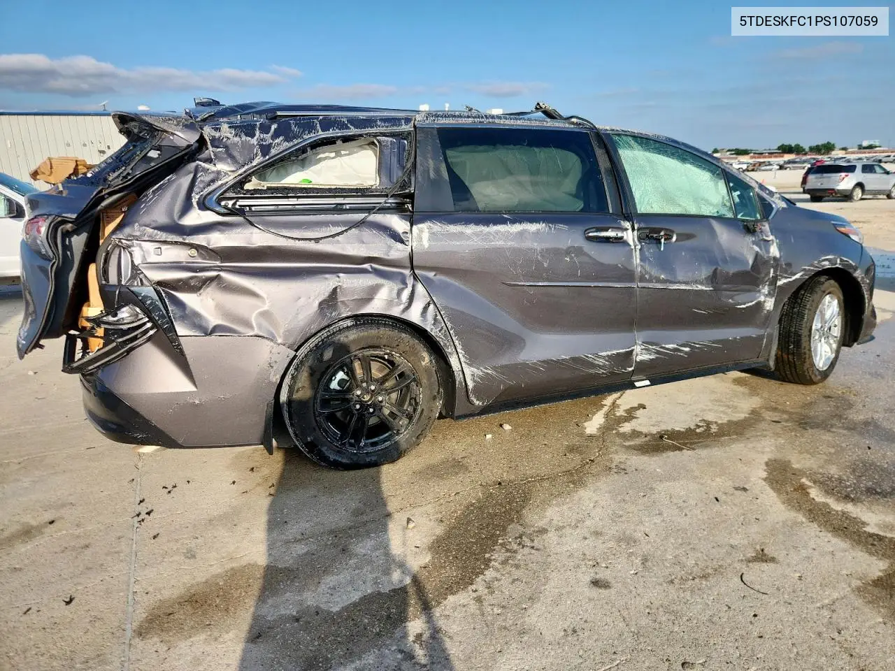 2023 Toyota Sienna Limited VIN: 5TDESKFC1PS107059 Lot: 59583485