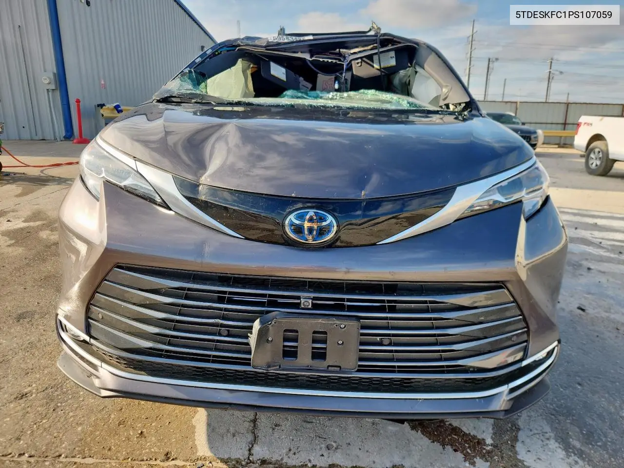 2023 Toyota Sienna Limited VIN: 5TDESKFC1PS107059 Lot: 59583485