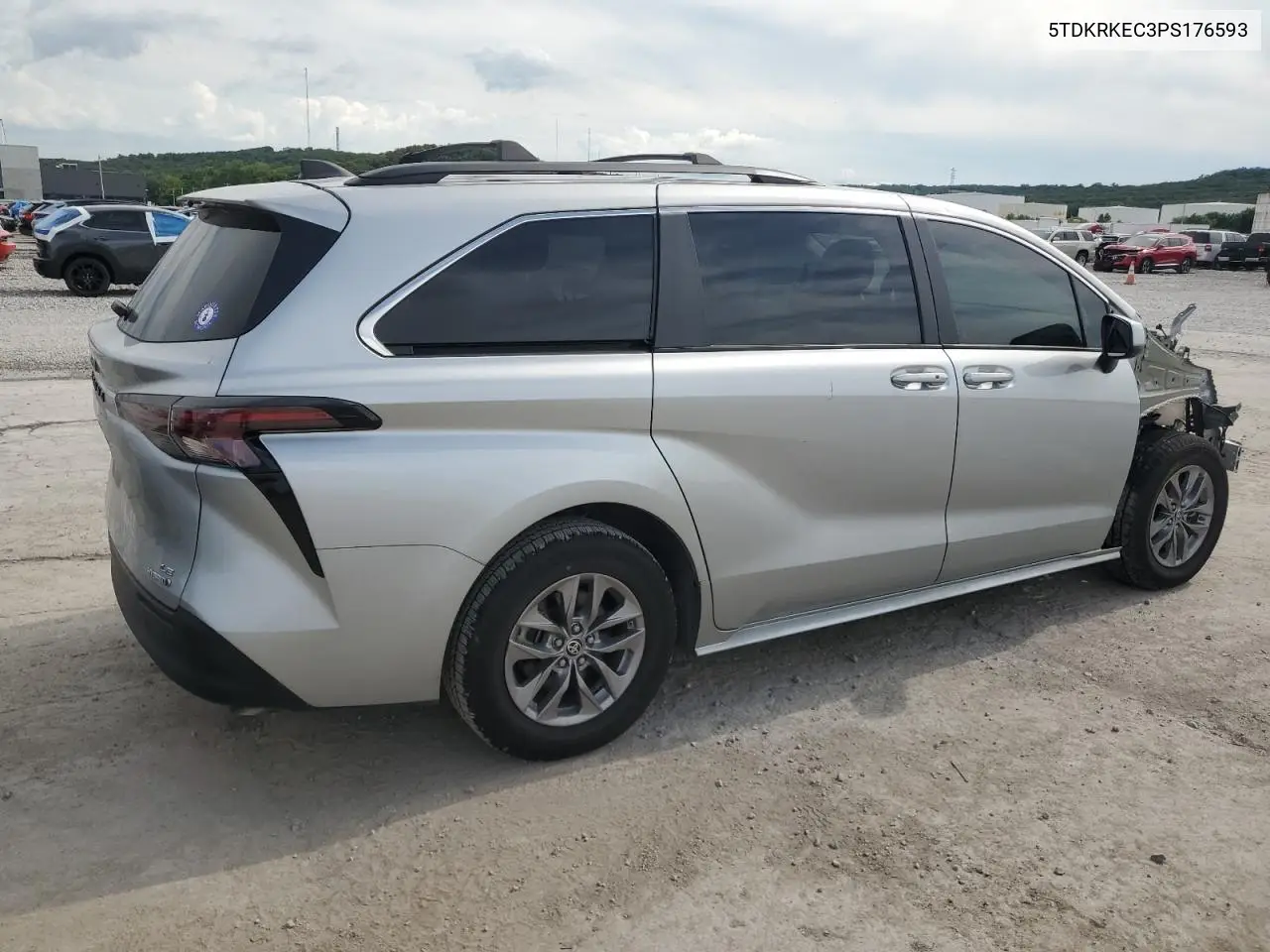 2023 Toyota Sienna Le VIN: 5TDKRKEC3PS176593 Lot: 62993055