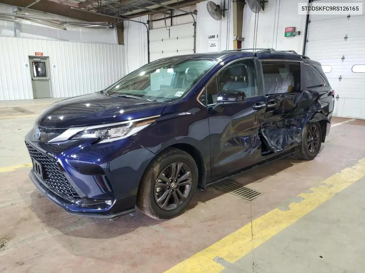 2024 Toyota Sienna Xse VIN: 5TDDSKFC9RS126165 Lot: 52512975