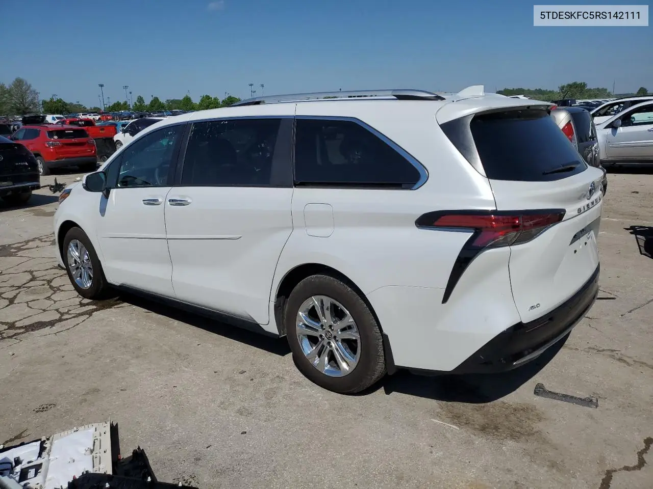 2024 Toyota Sienna Limited VIN: 5TDESKFC5RS142111 Lot: 56521095