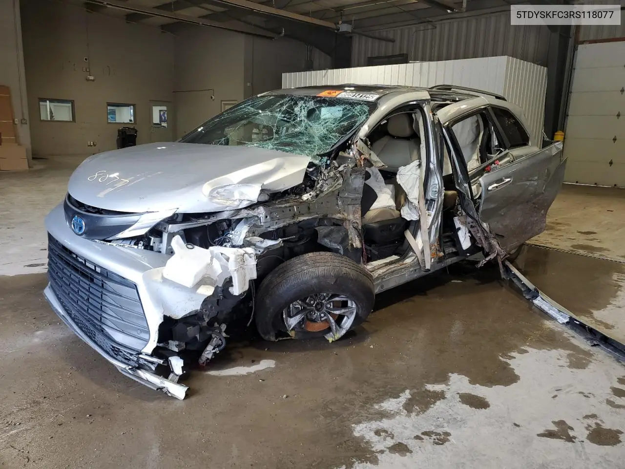 2024 Toyota Sienna Xle VIN: 5TDYSKFC3RS118077 Lot: 60914125