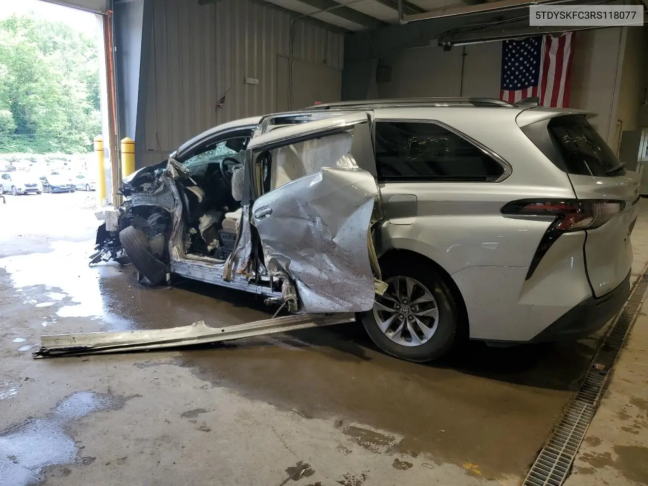 2024 Toyota Sienna Xle VIN: 5TDYSKFC3RS118077 Lot: 60914125