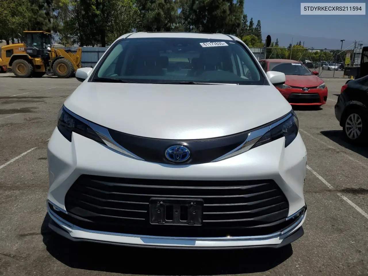 2024 Toyota Sienna Xle VIN: 5TDYRKECXRS211594 Lot: 61177835