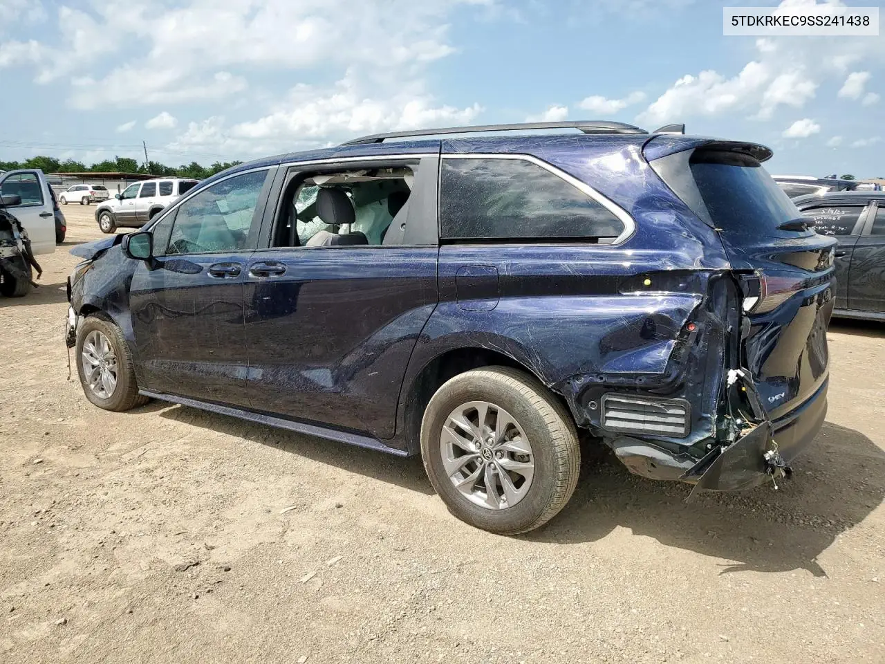 2025 Toyota Sienna Le VIN: 5TDKRKEC9SS241438 Lot: 60120085