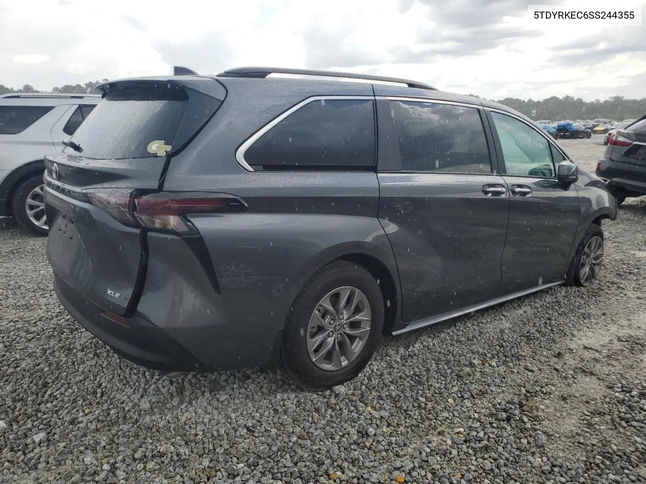 2025 Toyota Sienna Xle VIN: 5TDYRKEC6SS244355 Lot: 63050705