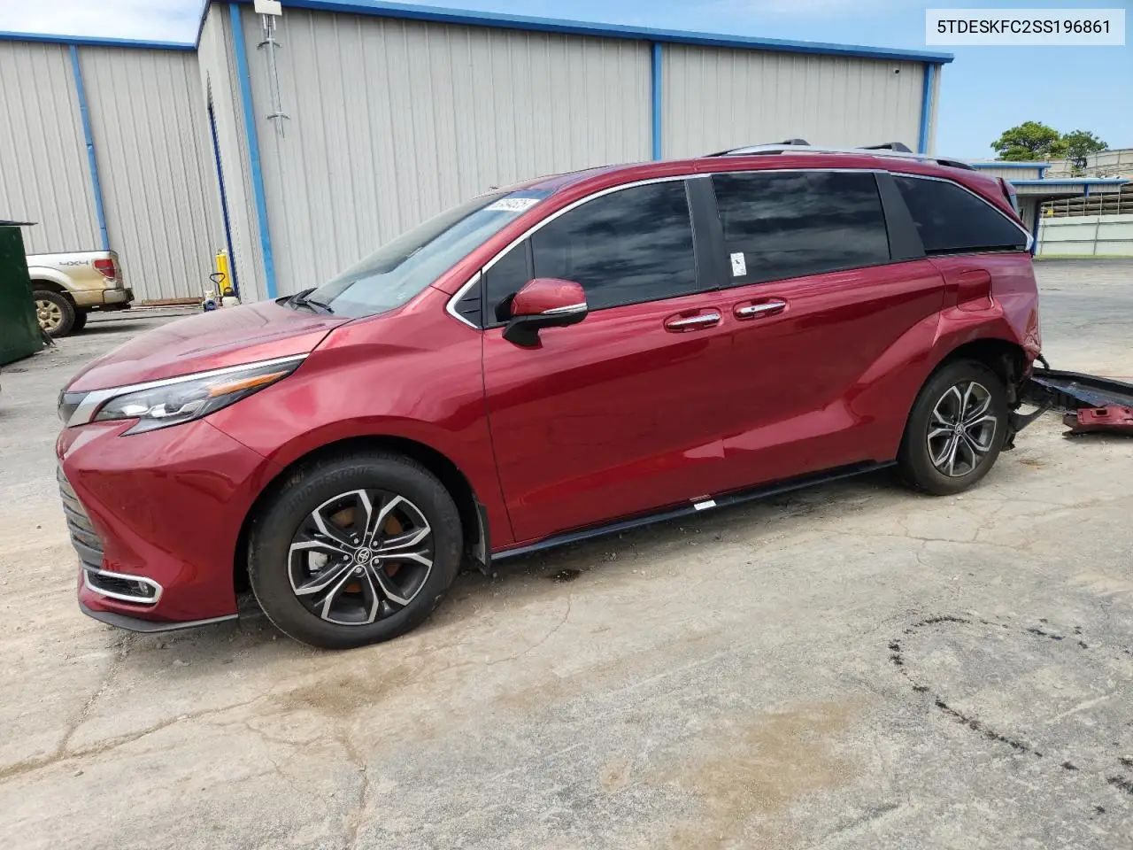 2025 Toyota Sienna Limited VIN: 5TDESKFC2SS196861 Lot: 63494525