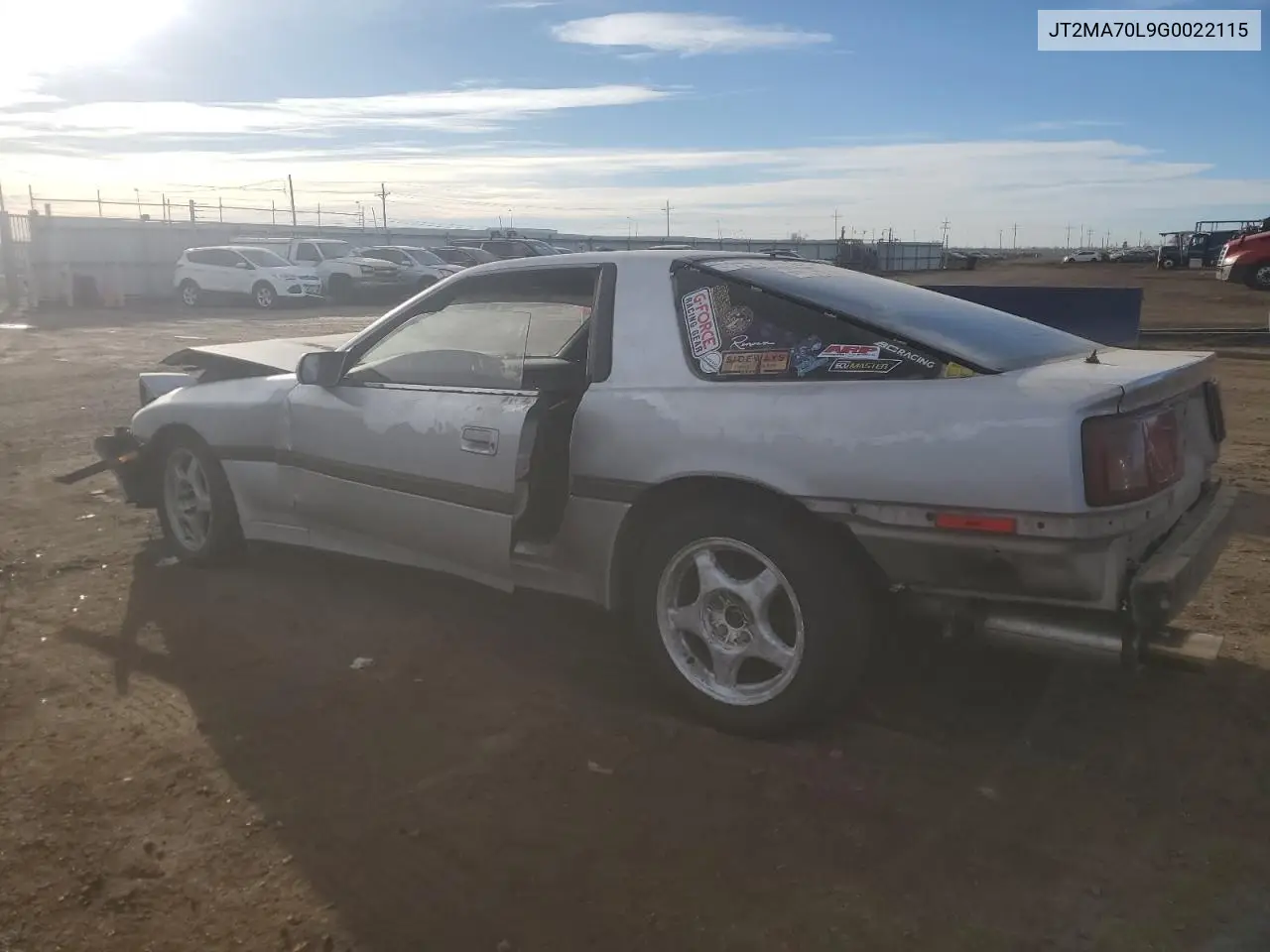 1986 Toyota Supra VIN: JT2MA70L9G0022115 Lot: 43794455