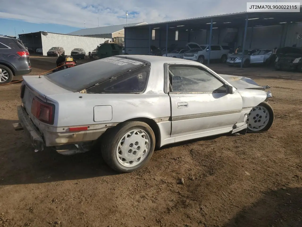 1986 Toyota Supra VIN: JT2MA70L9G0022115 Lot: 43794455