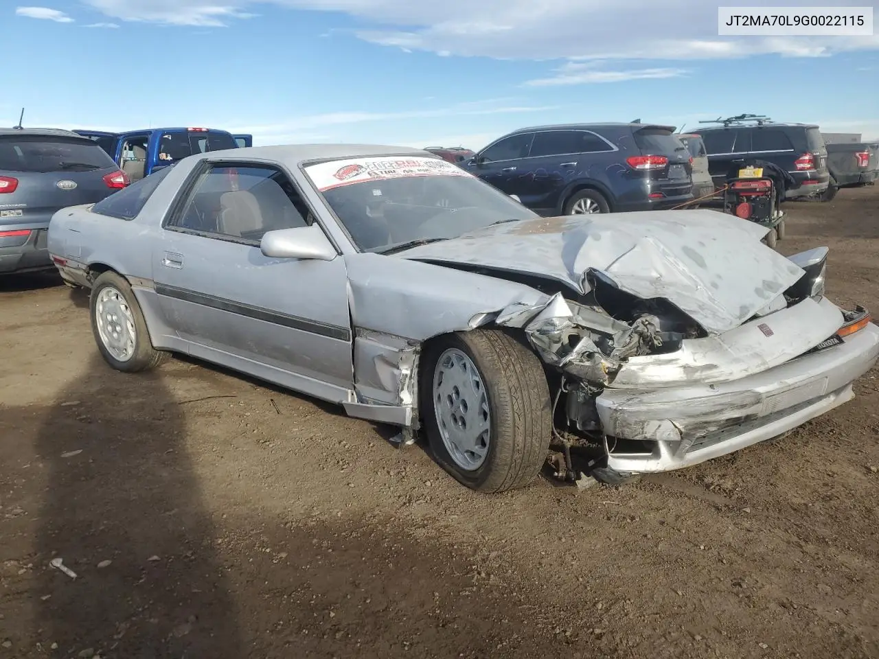 1986 Toyota Supra VIN: JT2MA70L9G0022115 Lot: 43794455