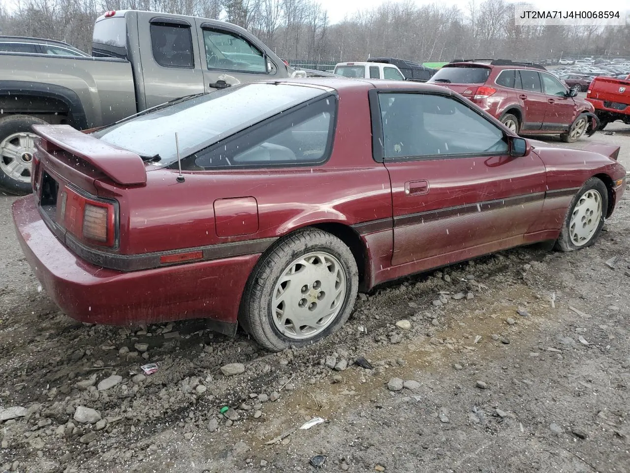 1987 Toyota Supra Sport Roof VIN: JT2MA71J4H0068594 Lot: 81918653