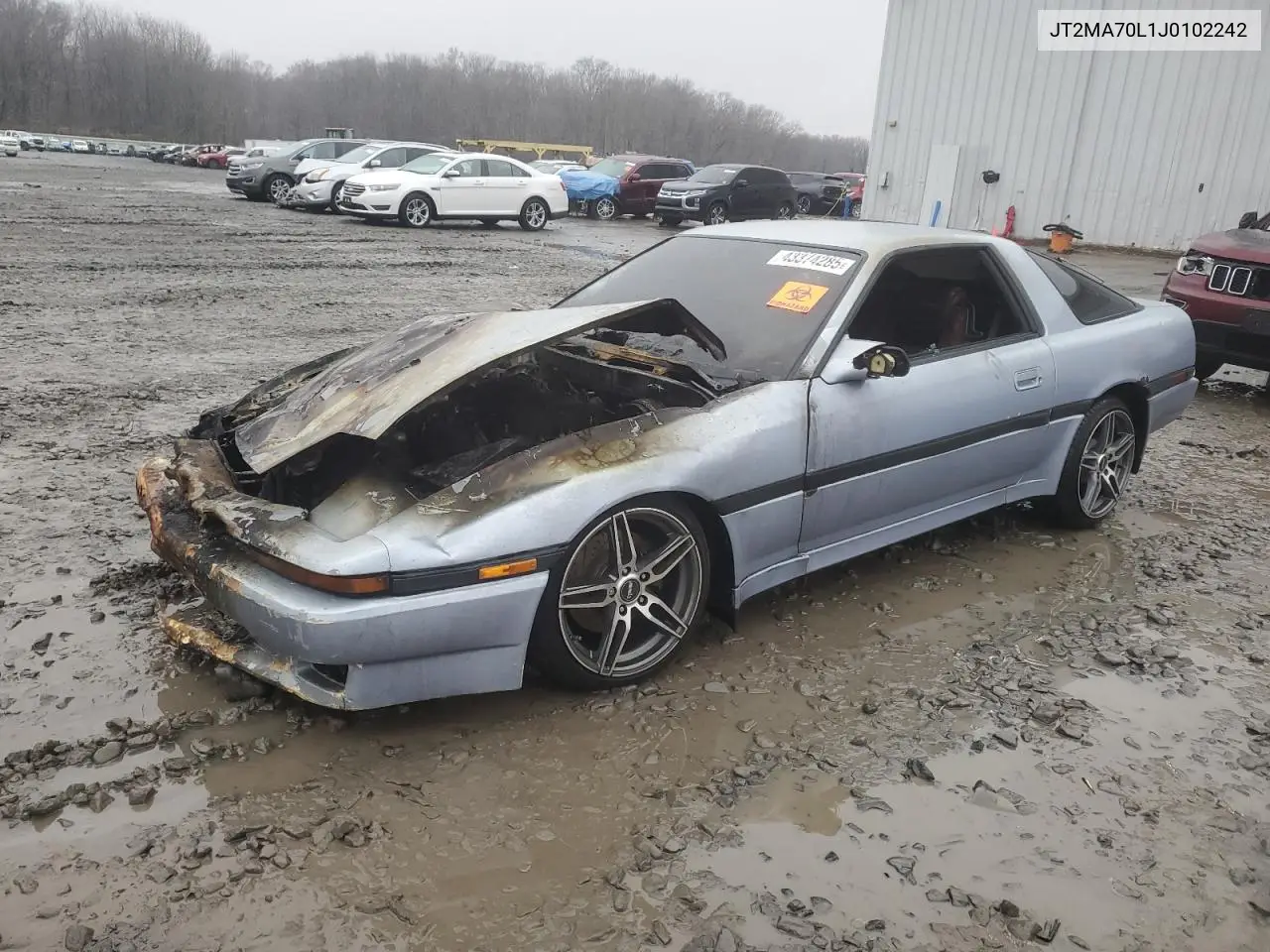1988 Toyota Supra VIN: JT2MA70L1J0102242 Lot: 43374285