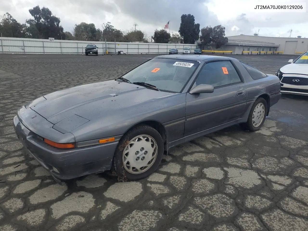 1989 Toyota Supra Sport Roof VIN: JT2MA70J0K0129206 Lot: 49935025