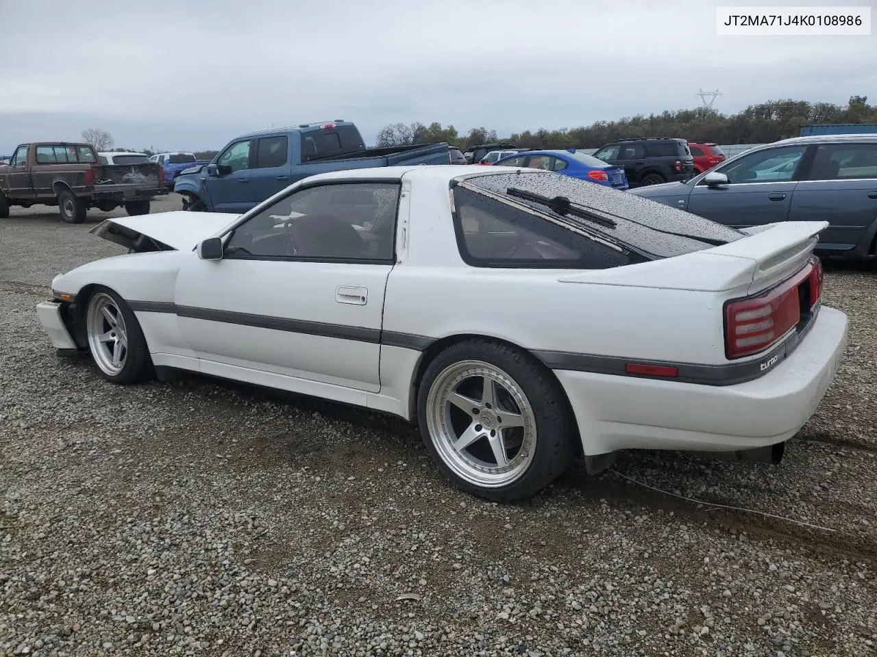 1989 Toyota Supra Sport Roof VIN: JT2MA71J4K0108986 Lot: 50100265