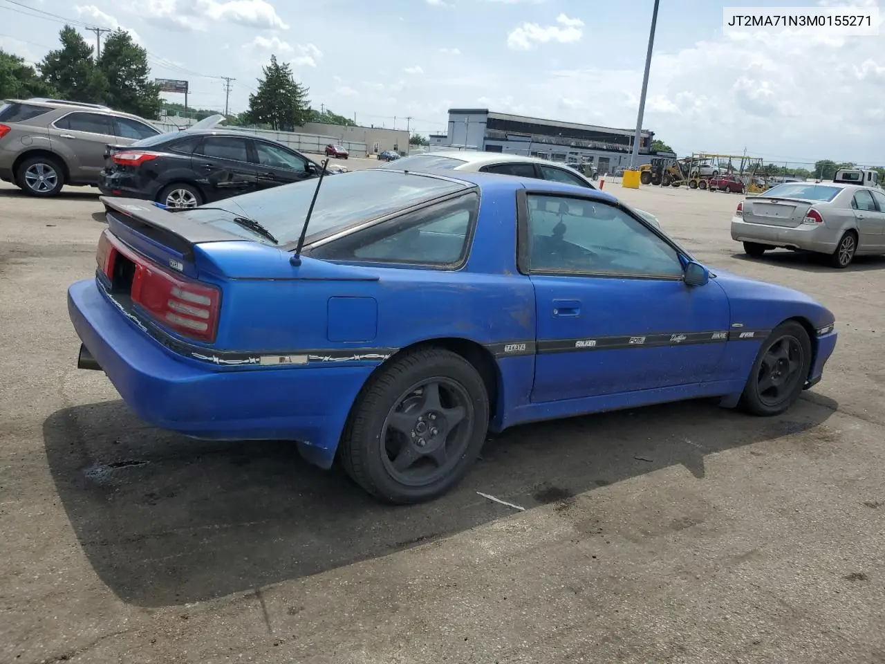 1991 Toyota Supra Sport Roof VIN: JT2MA71N3M0155271 Lot: 62521135