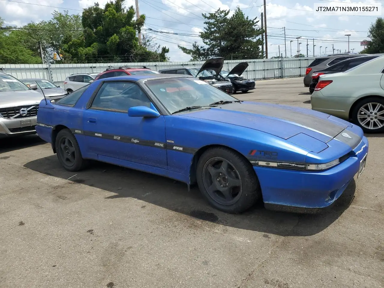 1991 Toyota Supra Sport Roof VIN: JT2MA71N3M0155271 Lot: 62521135