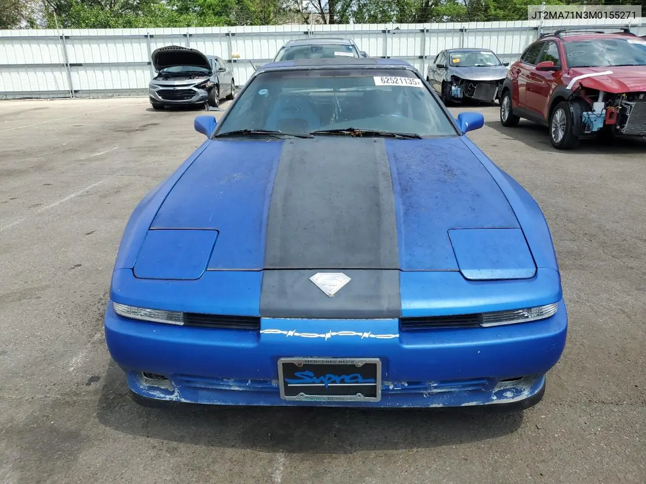 1991 Toyota Supra Sport Roof VIN: JT2MA71N3M0155271 Lot: 62521135