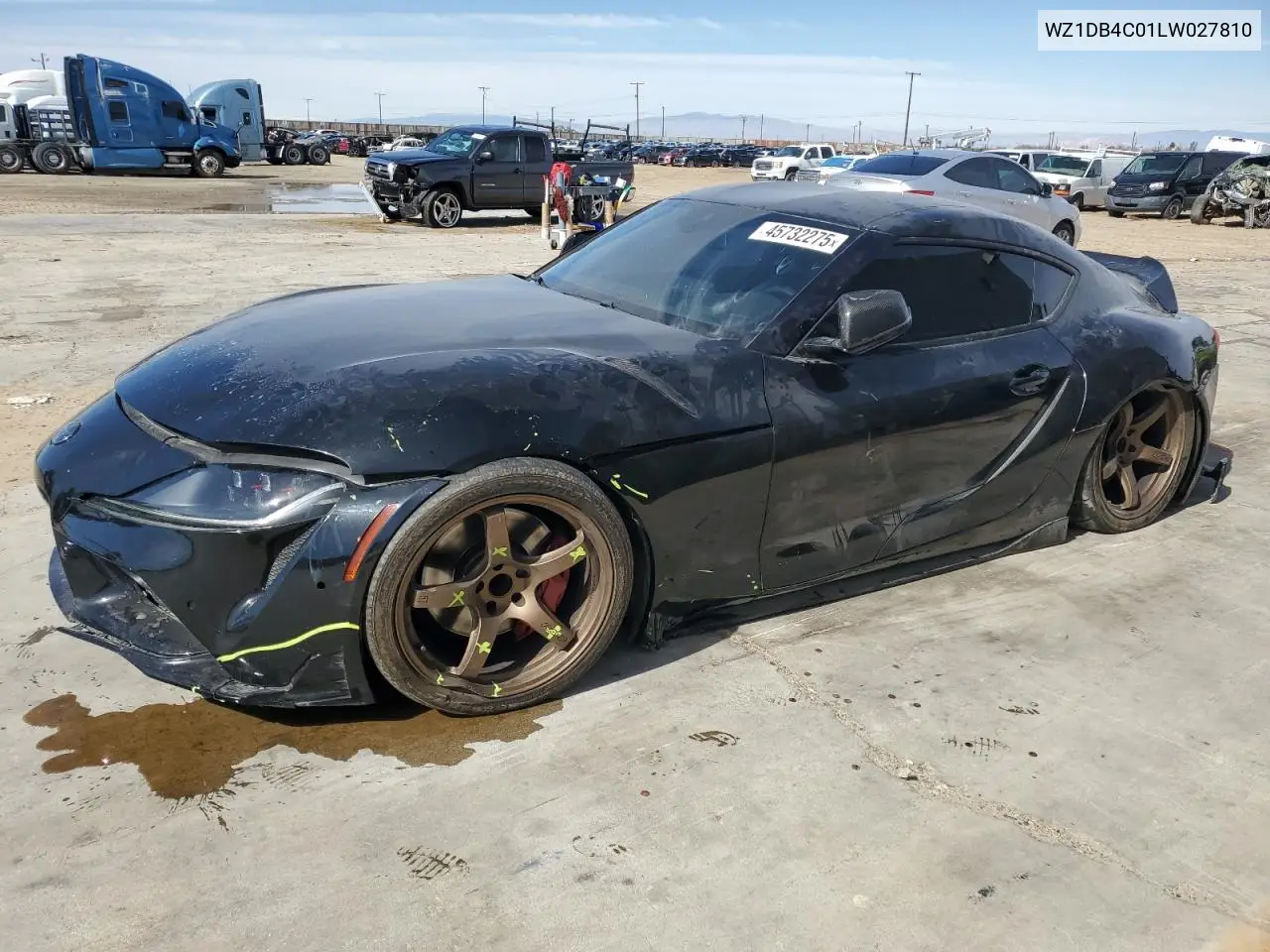 2020 Toyota Supra Base VIN: WZ1DB4C01LW027810 Lot: 45732275