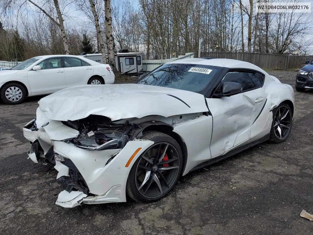 2020 Toyota Supra Base VIN: WZ1DB4C06LW032176 Lot: 49458085