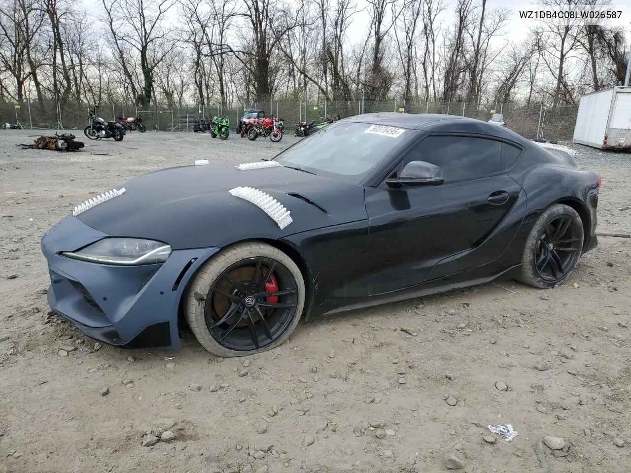 2020 Toyota Supra Base VIN: WZ1DB4C08LW026587 Lot: 50378495