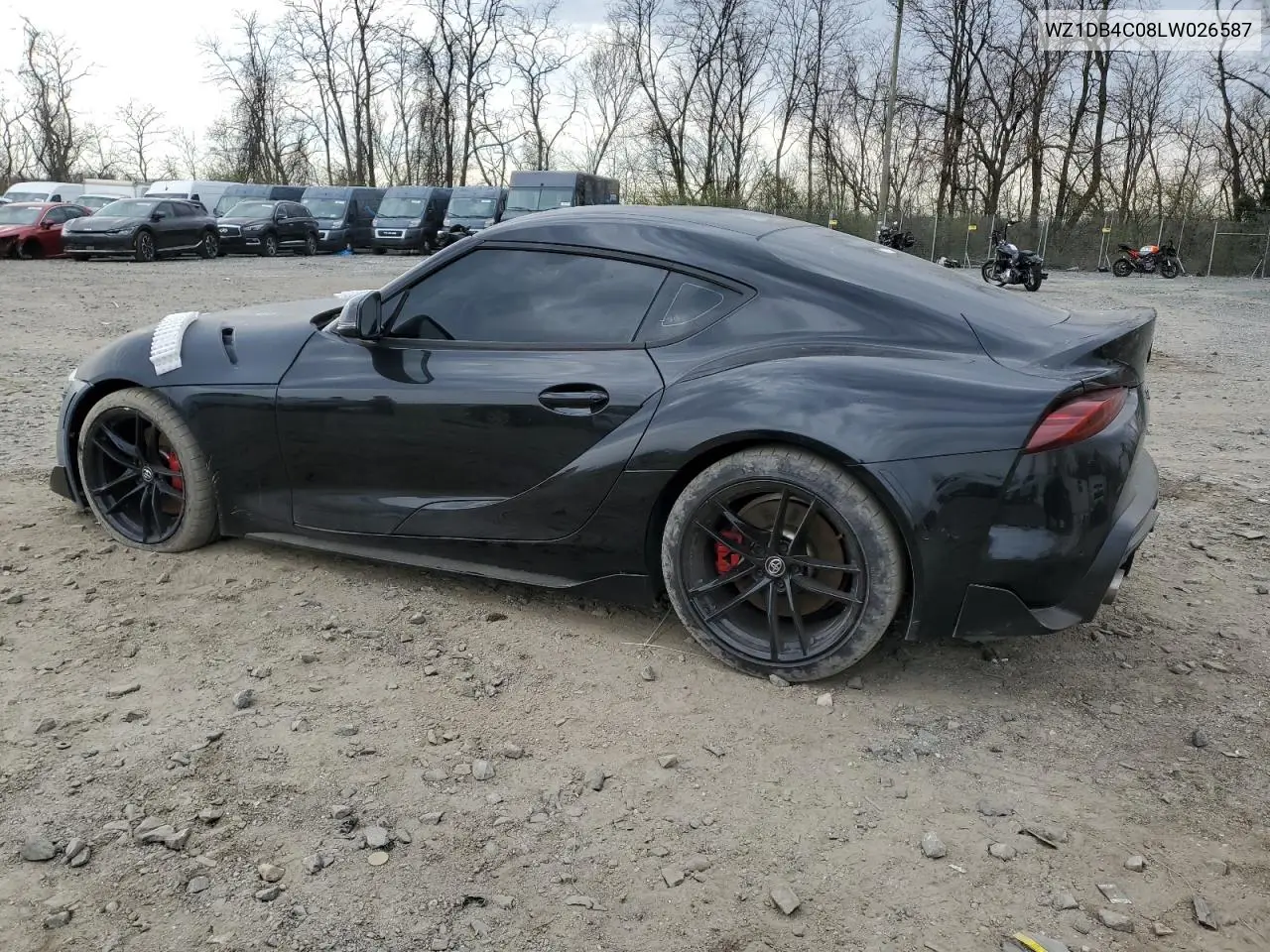 2020 Toyota Supra Base VIN: WZ1DB4C08LW026587 Lot: 50378495