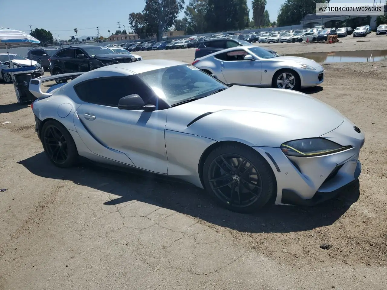 2020 Toyota Supra Base VIN: WZ1DB4C02LW026309 Lot: 52378205