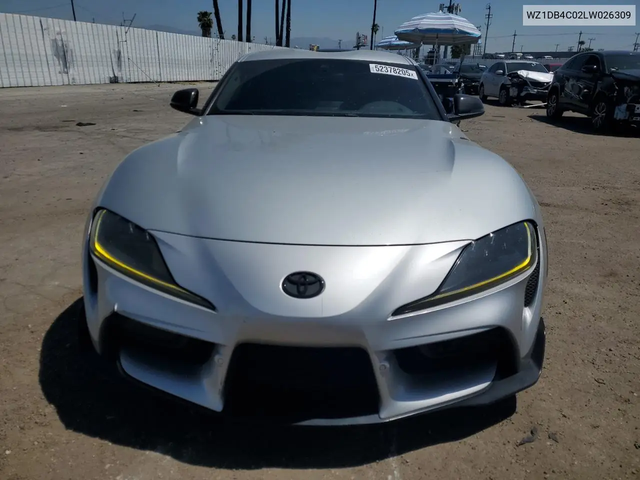 2020 Toyota Supra Base VIN: WZ1DB4C02LW026309 Lot: 52378205