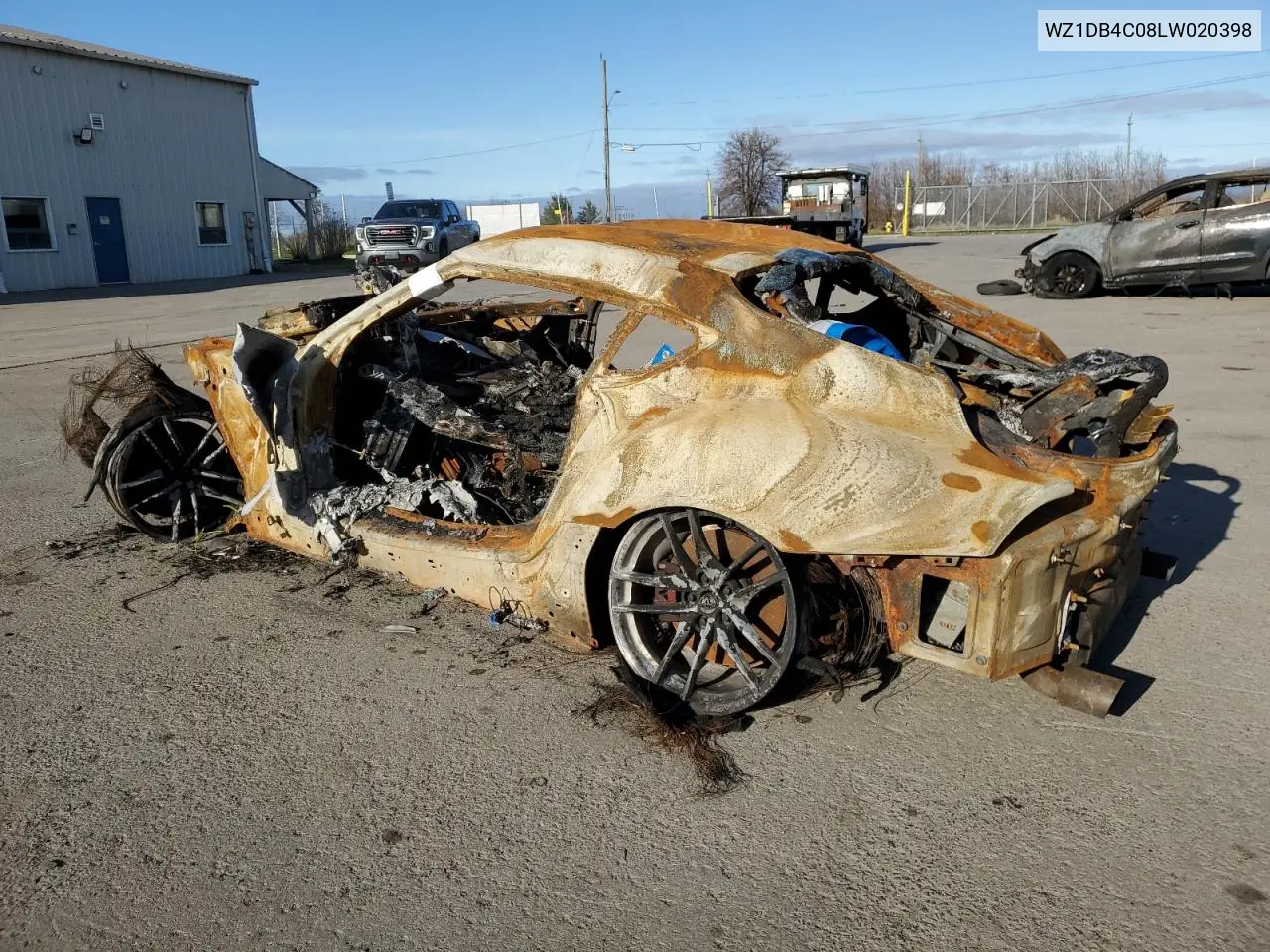 2020 Toyota Supra Base VIN: WZ1DB4C08LW020398 Lot: 53123535