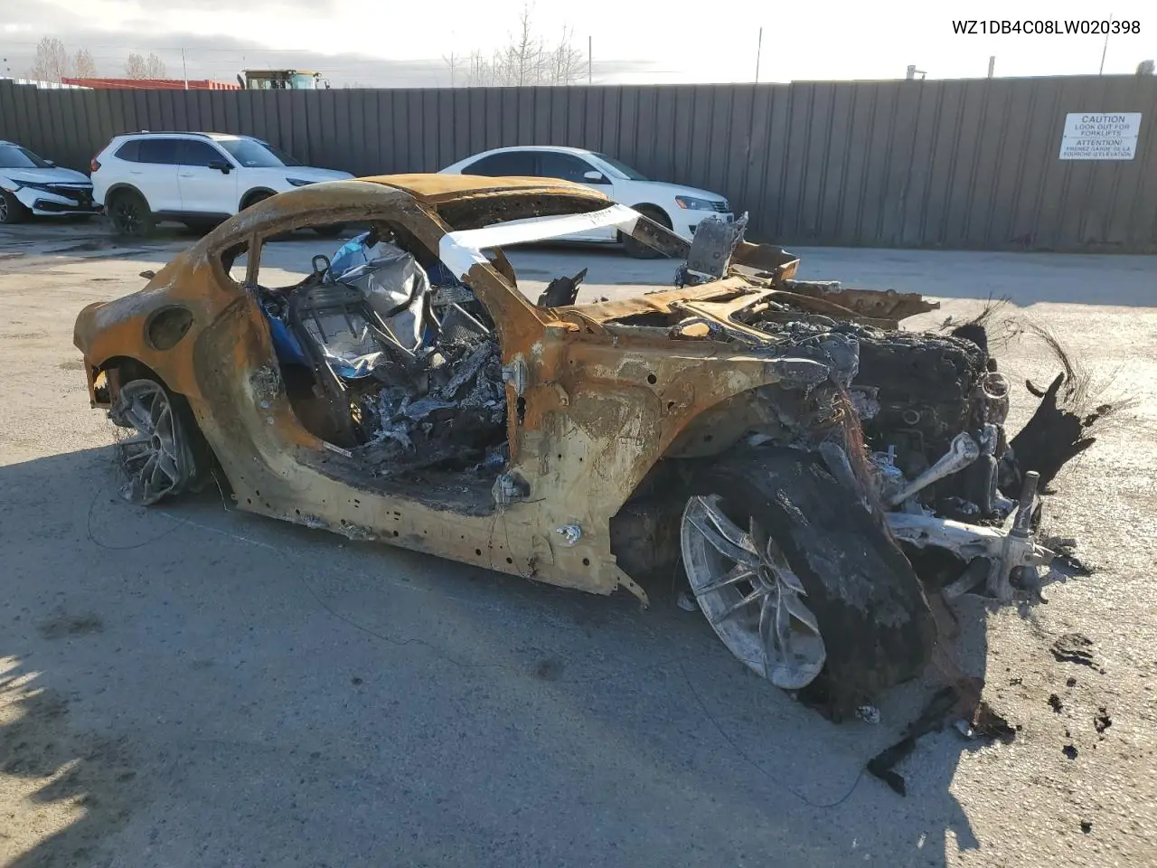 2020 Toyota Supra Base VIN: WZ1DB4C08LW020398 Lot: 53123535