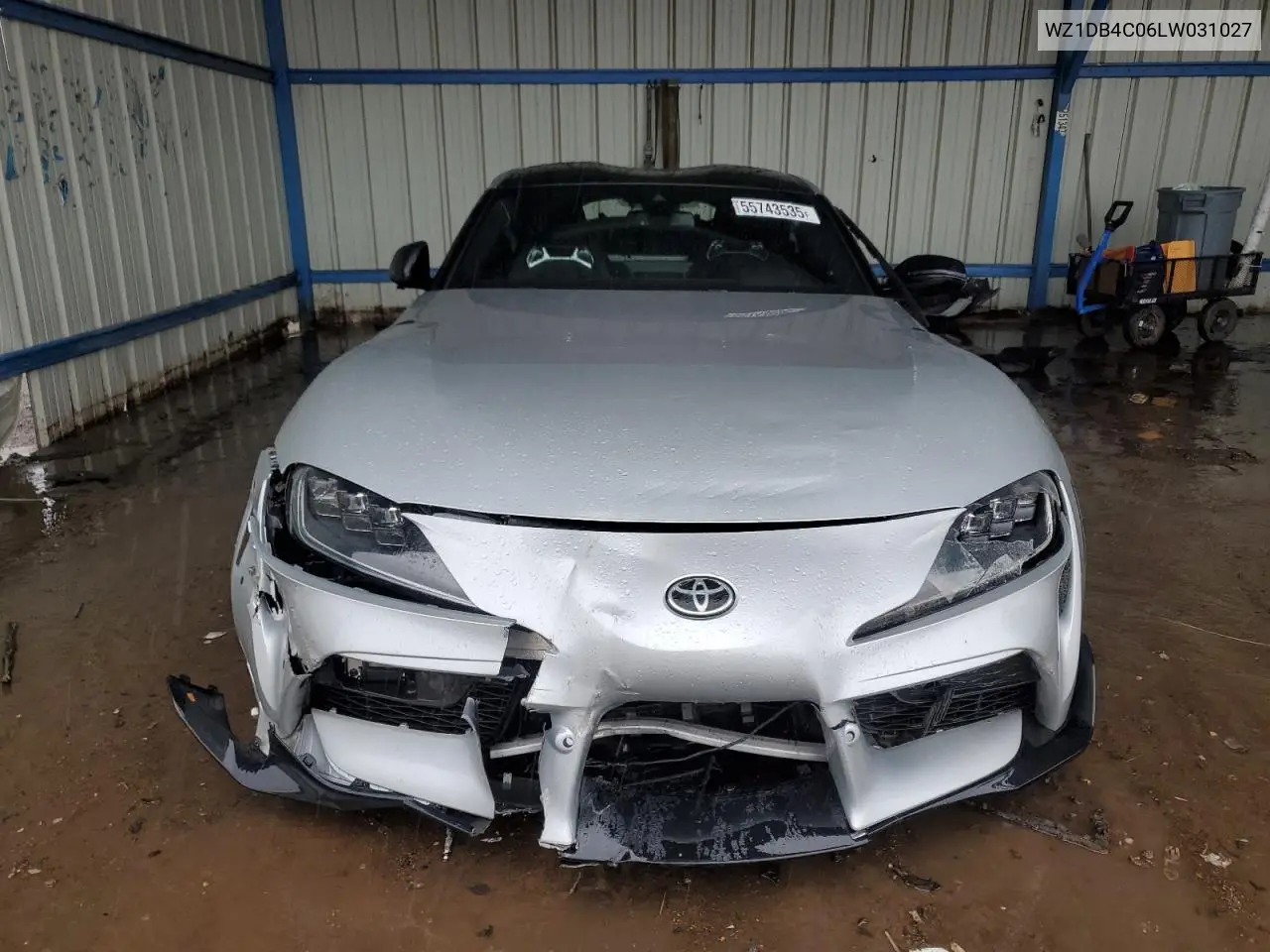 2020 Toyota Supra Base VIN: WZ1DB4C06LW031027 Lot: 55743535