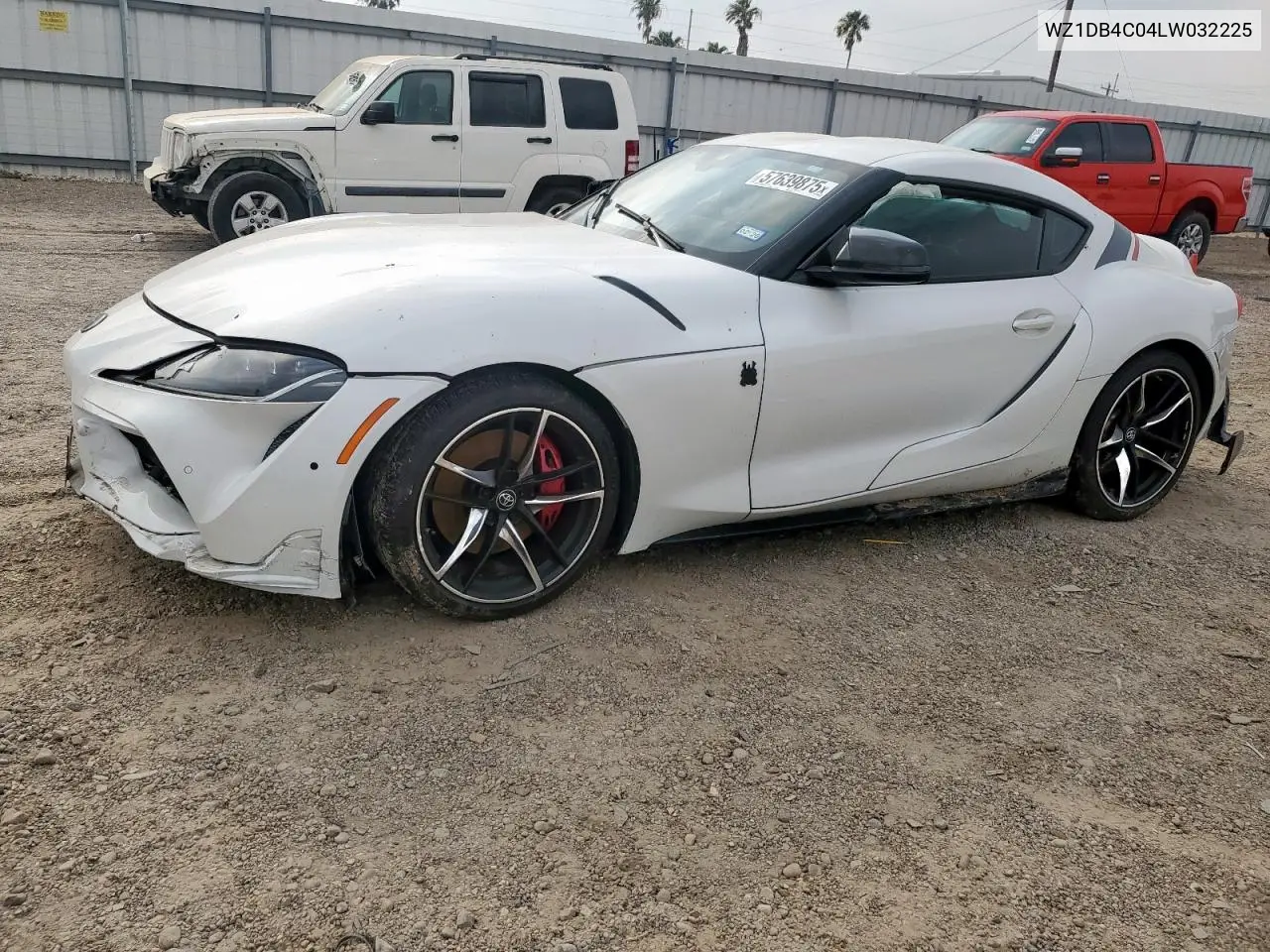 2020 Toyota Supra Base VIN: WZ1DB4C04LW032225 Lot: 57639875