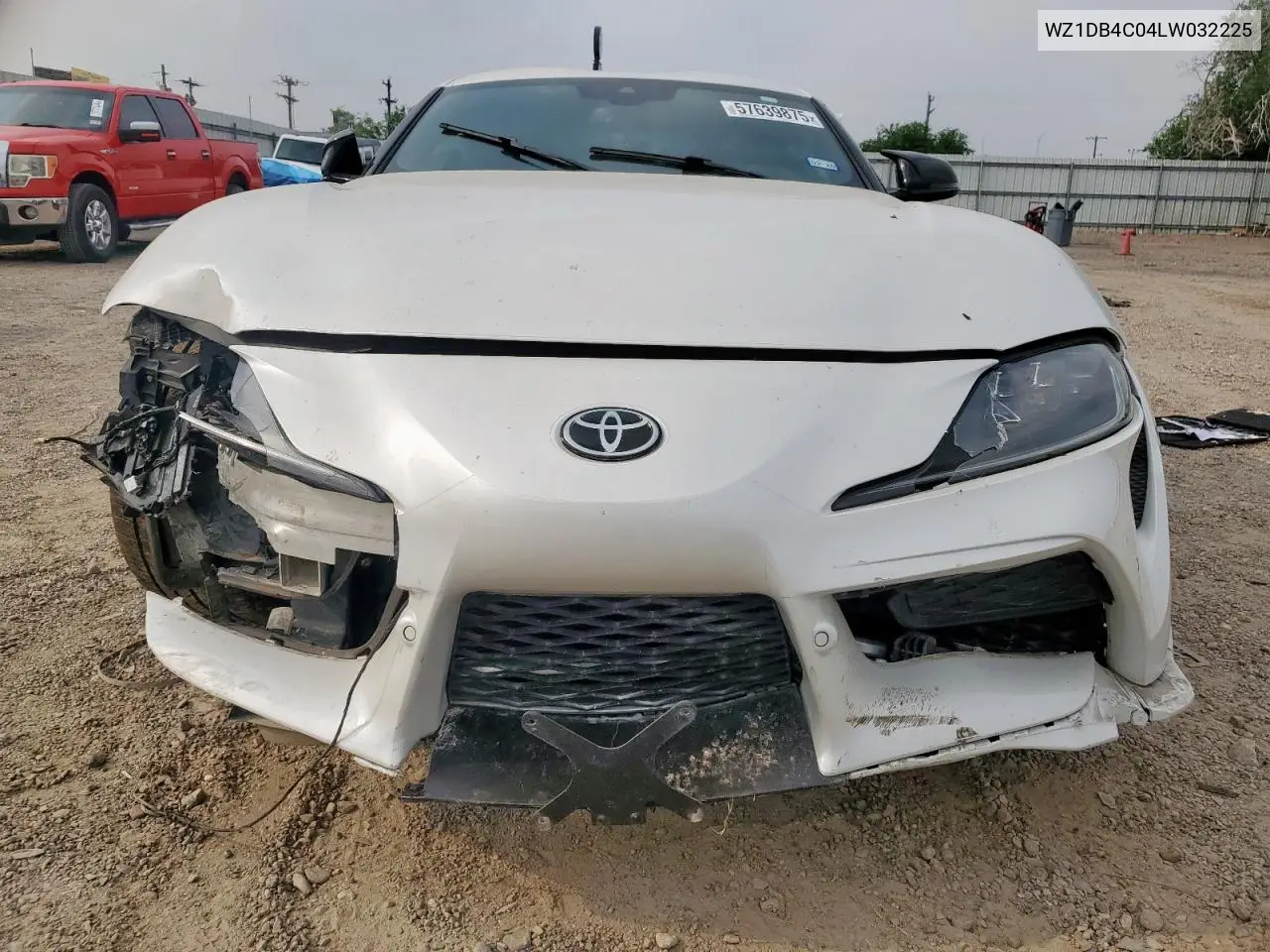 2020 Toyota Supra Base VIN: WZ1DB4C04LW032225 Lot: 57639875