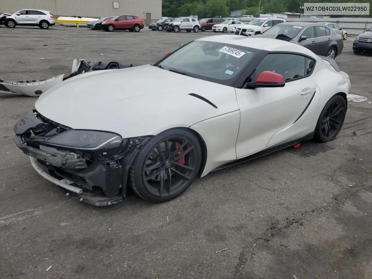 2020 Toyota Supra Base VIN: WZ1DB4C03LW022950 Lot: 57889245