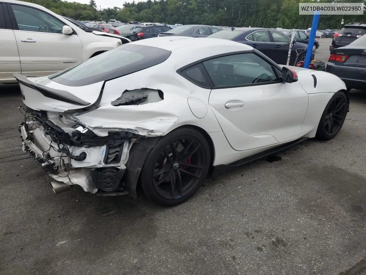 2020 Toyota Supra Base VIN: WZ1DB4C03LW022950 Lot: 57889245