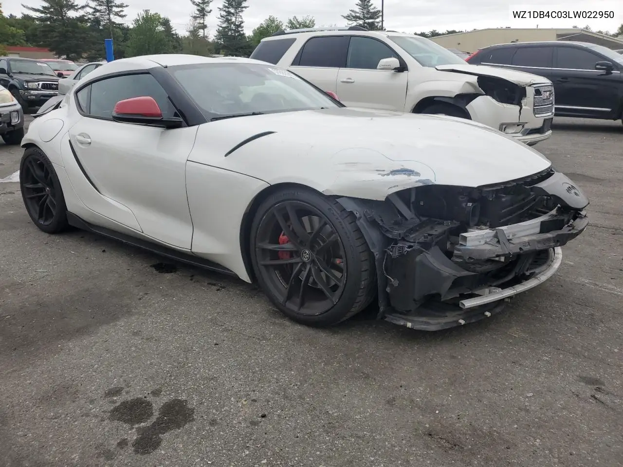 2020 Toyota Supra Base VIN: WZ1DB4C03LW022950 Lot: 57889245